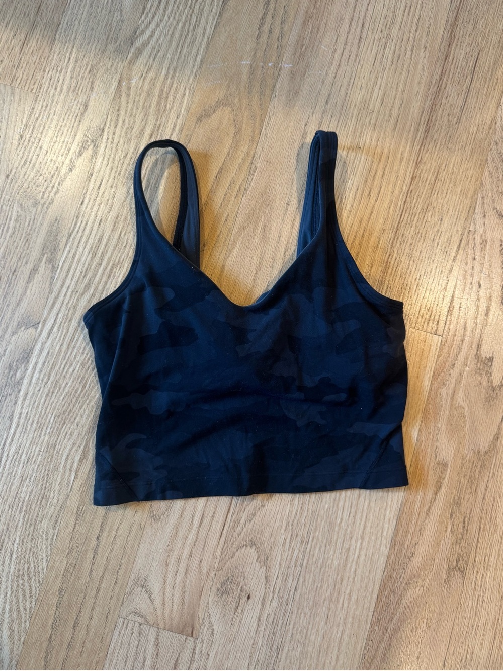 Lululemon Black Camo Align Crop Tank